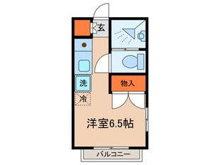 ドミールKYの物件間取画像